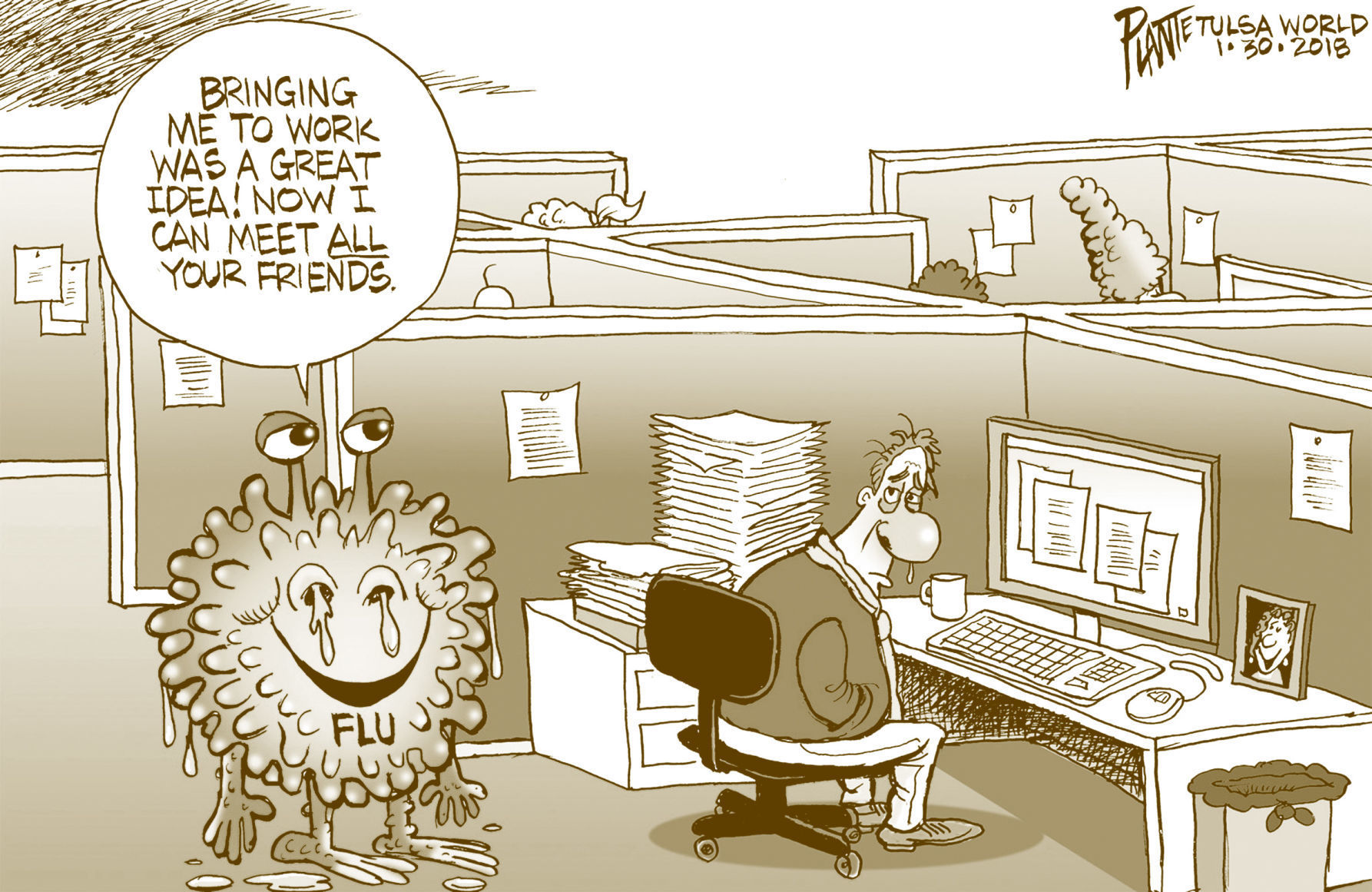 Office visitor